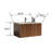 30" Striped Walnut Bathroom Vanity With White Ceramic Sink, Wall Mounted Floating Bathroom Vanity For Modern Bathroom, Pre-Assembled-1202440798-1202440797