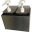 Distributeur et support de condiments en acier inoxydable Carlisle Food Service Products 2-5 Quarts