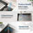 Multifunctional Handmade Stainless Steel Undermount Workstation Kitchen Sink with Waterfall Faucet and Noise Reduction