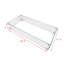 Pare-flammes rectangulaire pour foyer