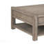 Table basse 50 po sans assemblage, finition chêne blanc