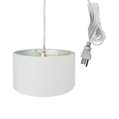 Luminaire suspendu tambour 1 lumière