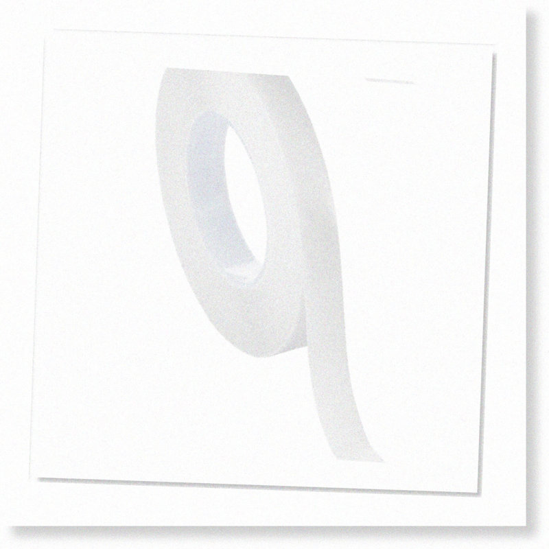 White Matte Graphic Art Tape 1/4 Inch