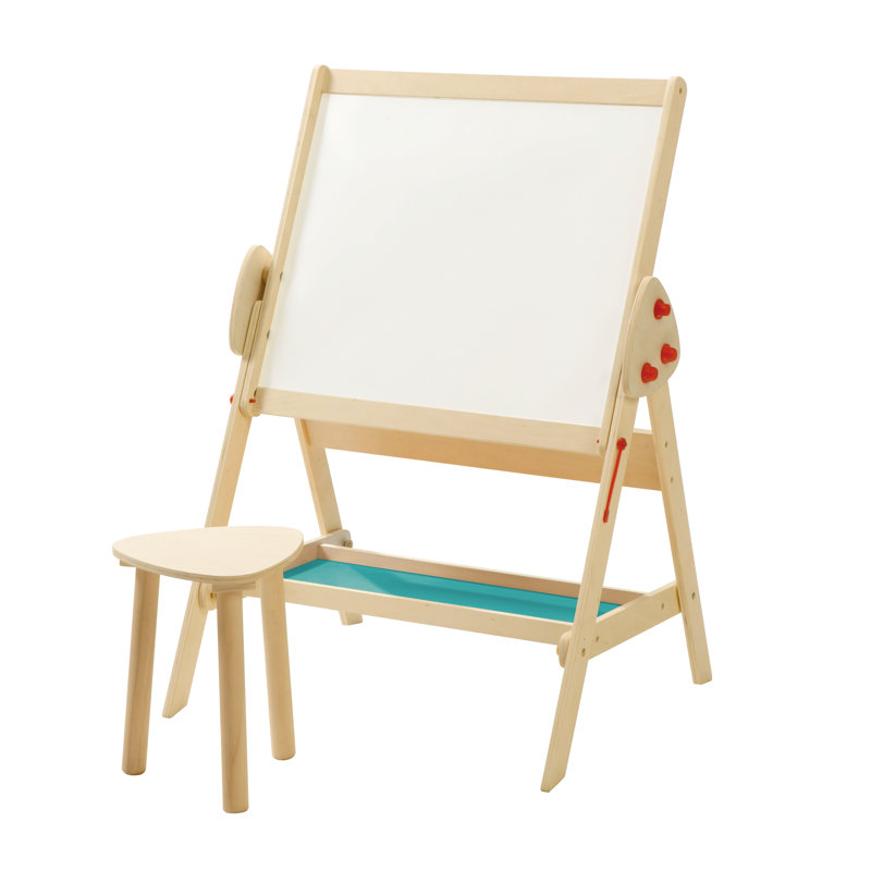 Fox and Owl Magnetic Blackboard, Brown/Beige