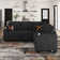 Chenille L Shaped 4-Seat Corner Sofa Modular Storage Couch For Apartment With Removable Washable Cushion