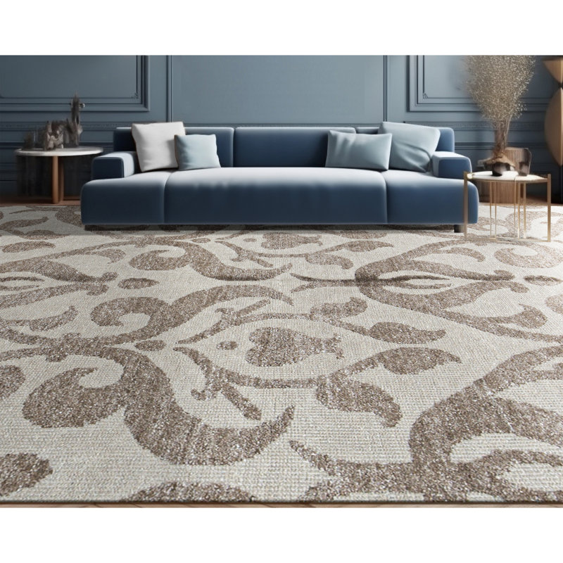 La Ciel Damask Area Rug