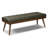 Luca Full-Grain Italian Genuine Leather Bench-530442444