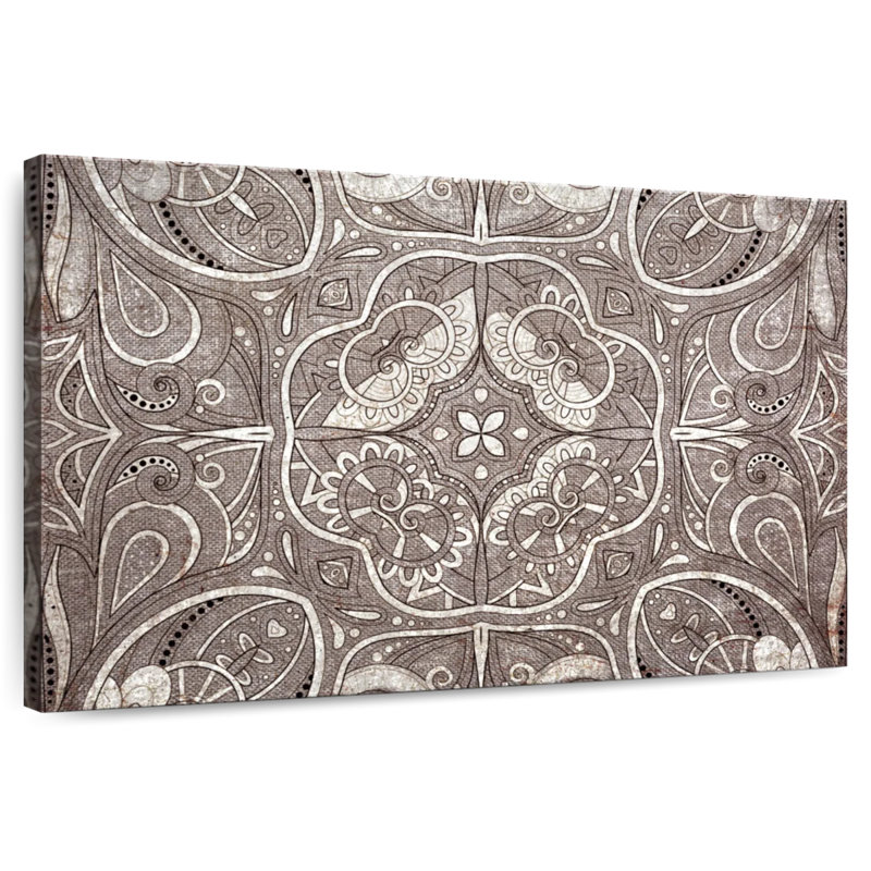 Kerner Ethnic Floral Mandala, 26" H x 39" W