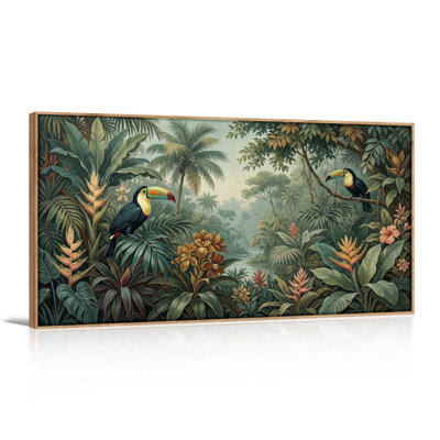 Tropical Jungle Canvas Wall Art Set Of 1