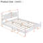 Lit plateforme moderne en bois massif rustique avec support de lattes durable-421656464-421656471
