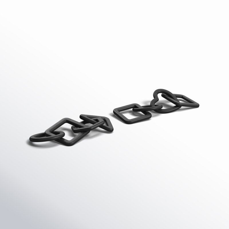 Allegra Abstract Figurines & Sculptures, Black