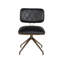 Virtu Swivel Dining Chair - Bravo Black