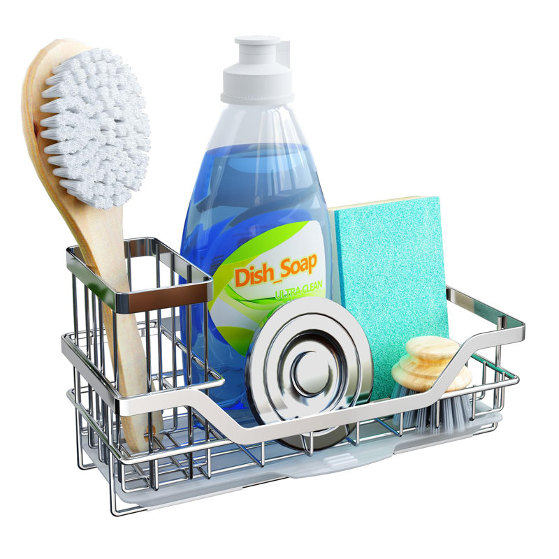 Serviteur d'évier en acier inoxydable