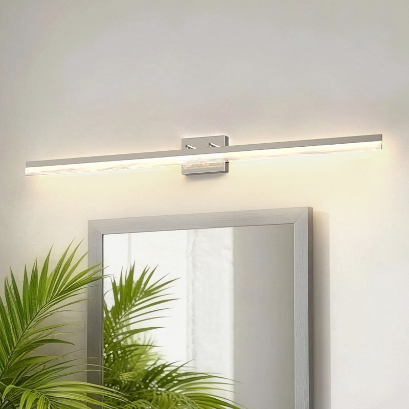 48Inch Dimmable LED Bath Bar Acrylic Crystal Vanity Light