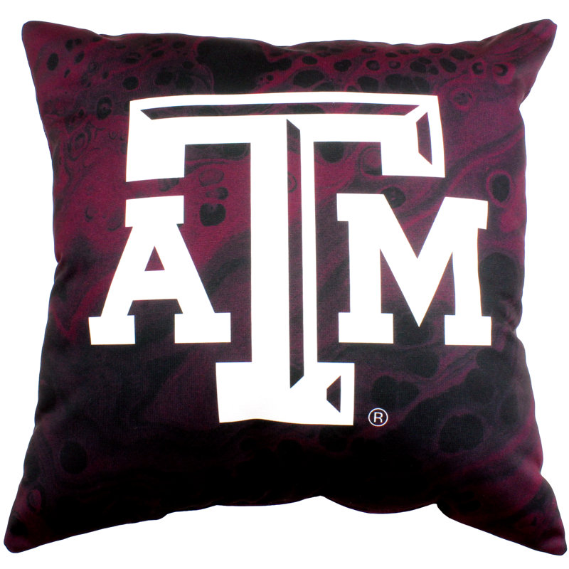 NCAA Throw Pillow, Texas A&M Aggies