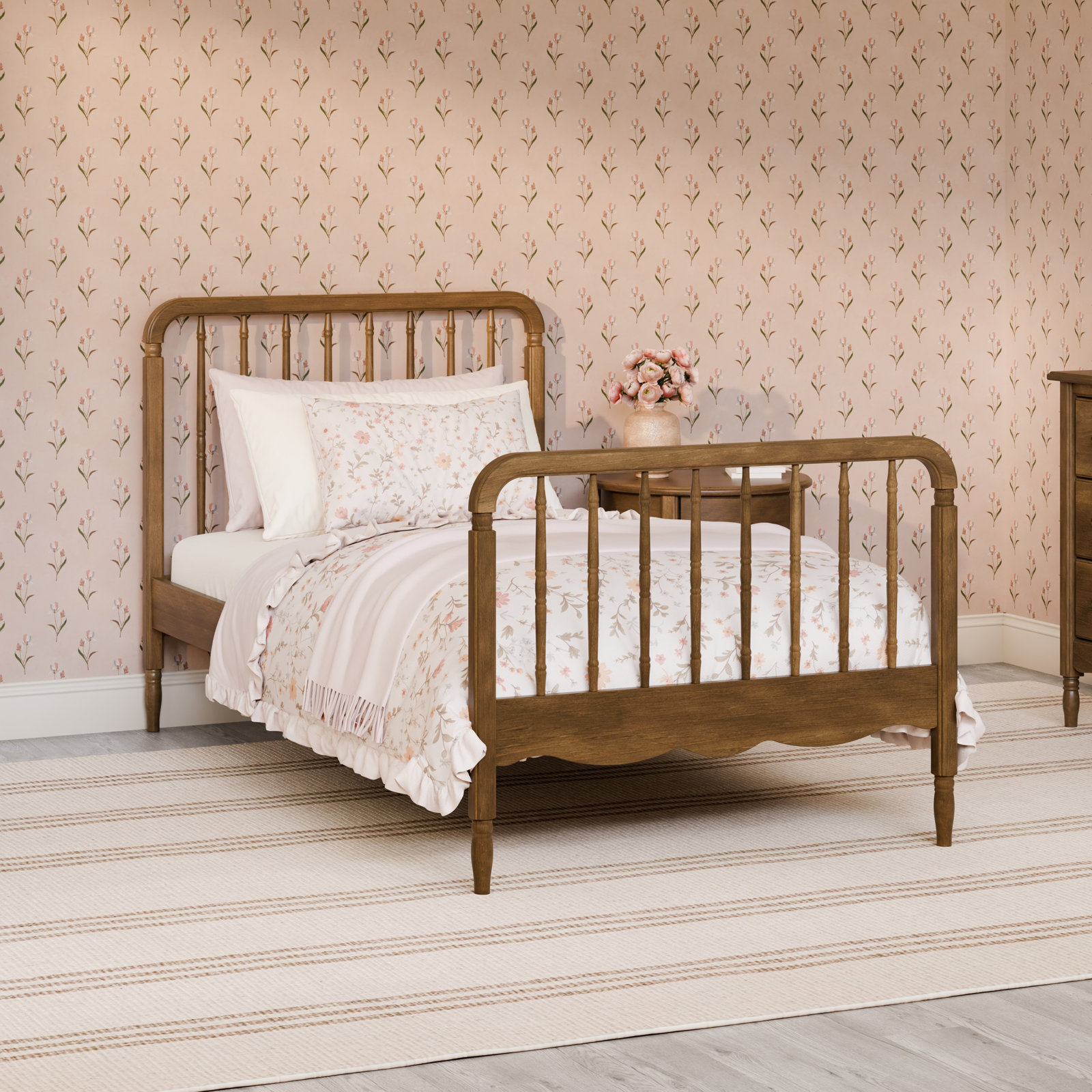 Liberty Bed, Twin, Natural Walnut