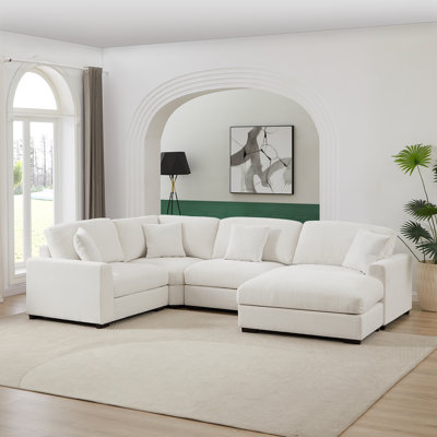 Eugenija Upholstered Sectional Reversible