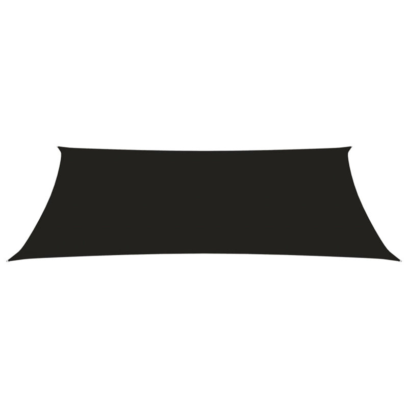 Antisha 3m x 5m Rectangular Shade Sail, Black