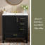 Ensemble de meuble-lavabo traditionnel 30 po-1285593272