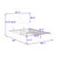 Lit plateforme tapissier avec système de rangement hydraulique et tête de lit-1911746169-1884006566