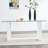 Ayanne Glass Top Dining Table-1733446371