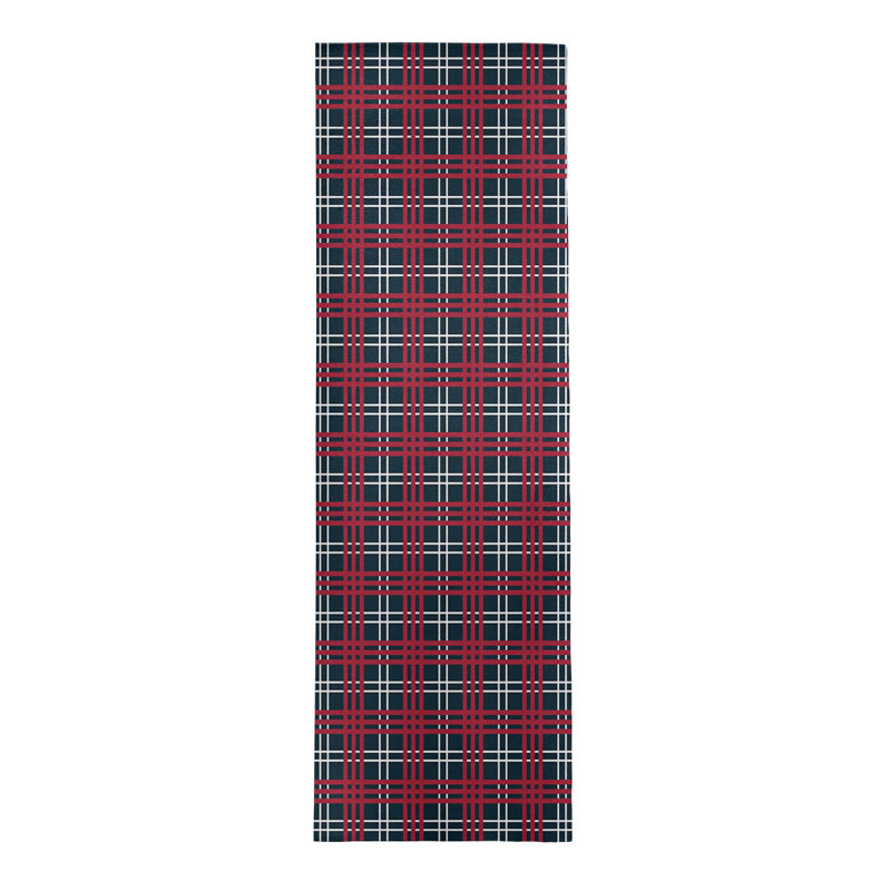 Plaid Indoor Rug, Runner 2'6" x 8'