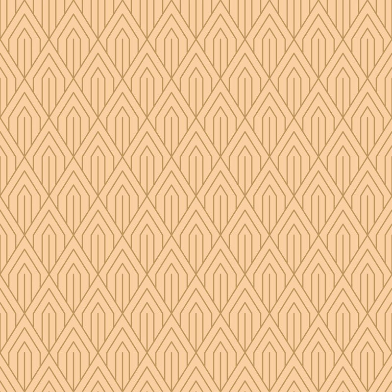 Carreau de papier peint auto-adhésif, Orange, L 10 pi x l 24 pi