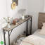 Console Console étroite 5,9 "avec prises de courant, canapé compact avec rangement, design épuré-1285995036