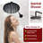 SUMERAIN Rain Bathroom Complete Shower System with 3 Setting Spray Handheld Shower, Shower Faucet Set with Slide Bar-113055986