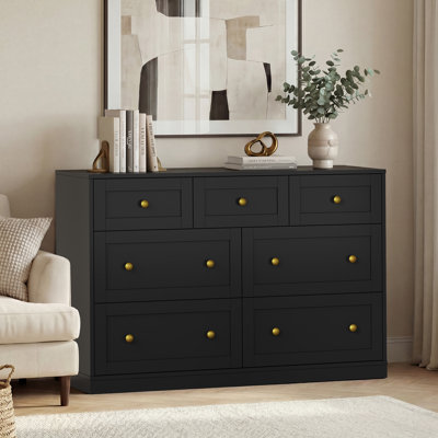 Commode 7 tiroirs pour chambre à coucher
