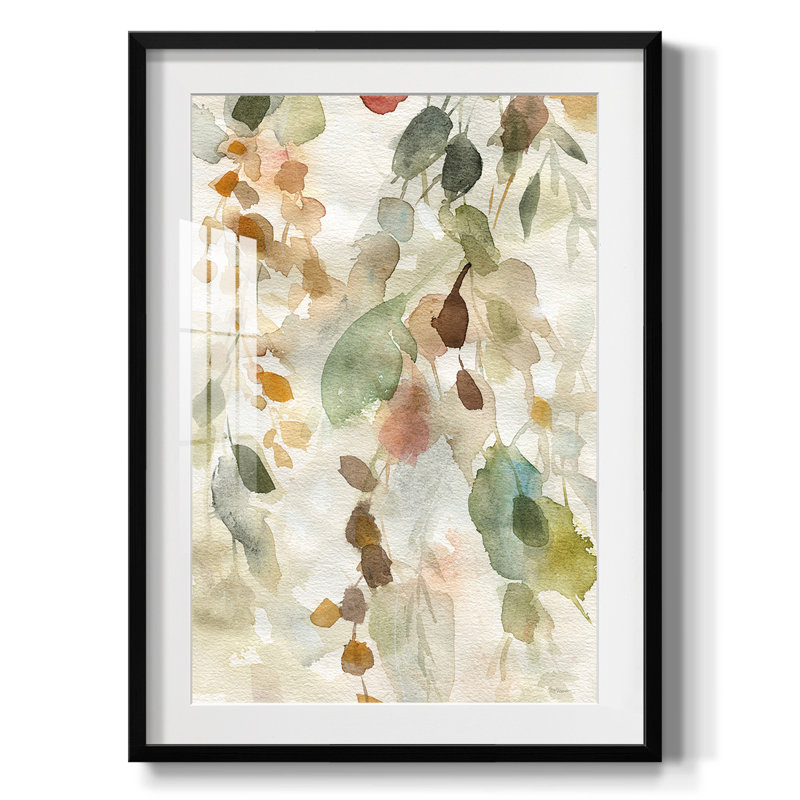 Neutral Spring II, reproduction encadrée, Blanc, Papier avec cadre noir