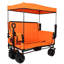 Chariot pliant 3-en-1 avec banquette, auvent et rangement