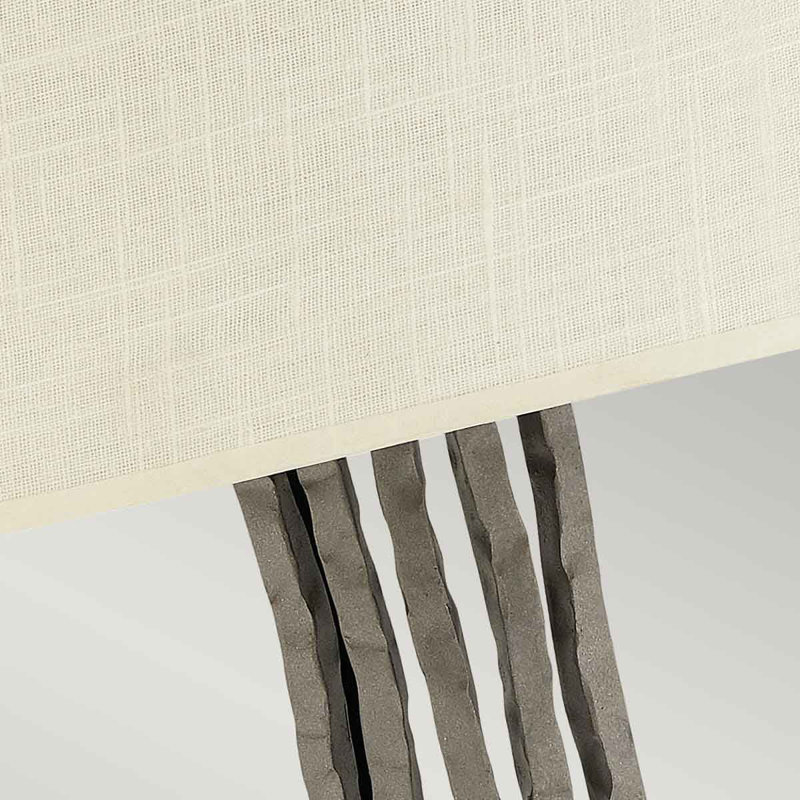 Guerrier Flush Mounted Sconce, Matte Bronze
