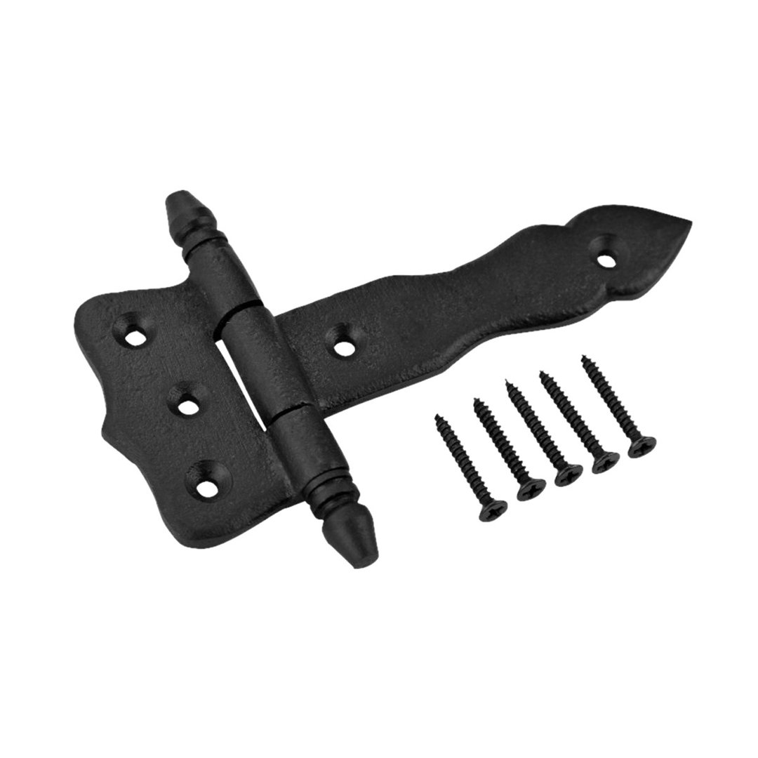 Door Strap Hinge 5" Inch Wrought Iron Antique Design Renovators Supply The Renovators Supply Inc.