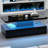 Contemporary Coffee Tables For Living Room, Led Coffee Table With Rounded Corner In 16 Colors, High Gloss 2 Tiers Table With Hidden Power Supply-513615285