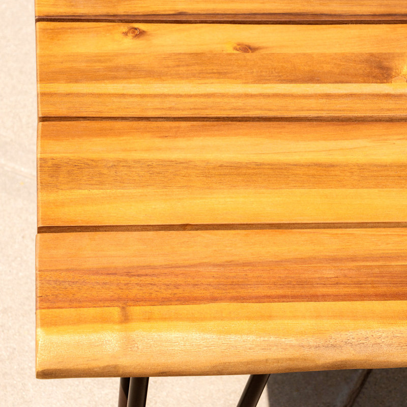 Table basse d'extérieur carrée L 32,55 po x l 32,55 po Ponzio