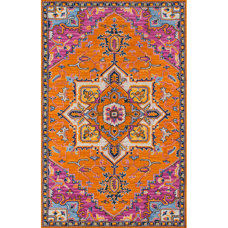 Tapis oriental en laine touffeté à la main Lancaster, Rectangle 2 pi x 3 pi