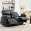 Hudson 2 Seater Faux Leather Sofa-110222714