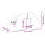 Vidaxl Greenhouse With Steel Frame Green 6 M² 3X2x2 M-94415391-90228852