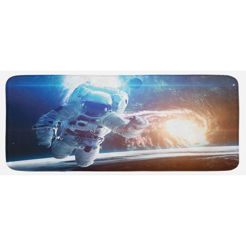 Tapis de cuisine à espace extérieur