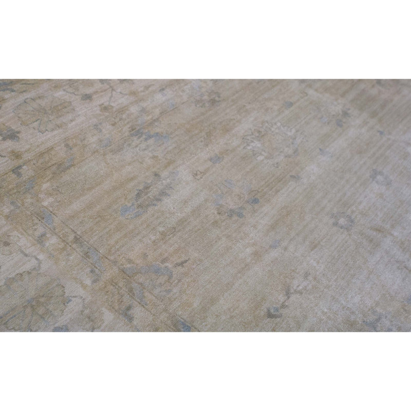 Wool Floral Area Rug