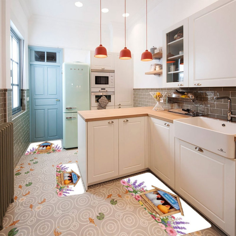 Tapis de cuisine Boho Daisy Wildflower