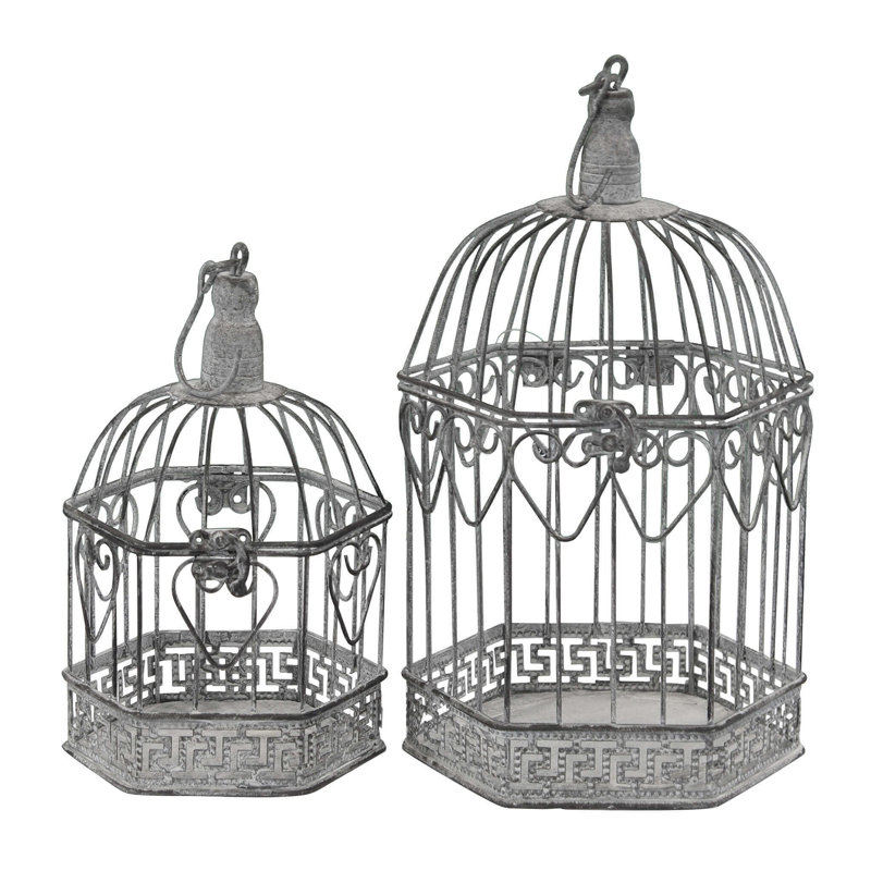 Swaffham 42cm Steel Dome Top Hanging Bird Cage