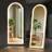 Led Full Body Mirror Arched Wall Mounted Free Standing Leaning-2146605095