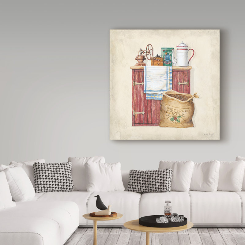 «Pantry D», reproduction de peinture acrylique sur toile tendue, H 14 po x l 14 po