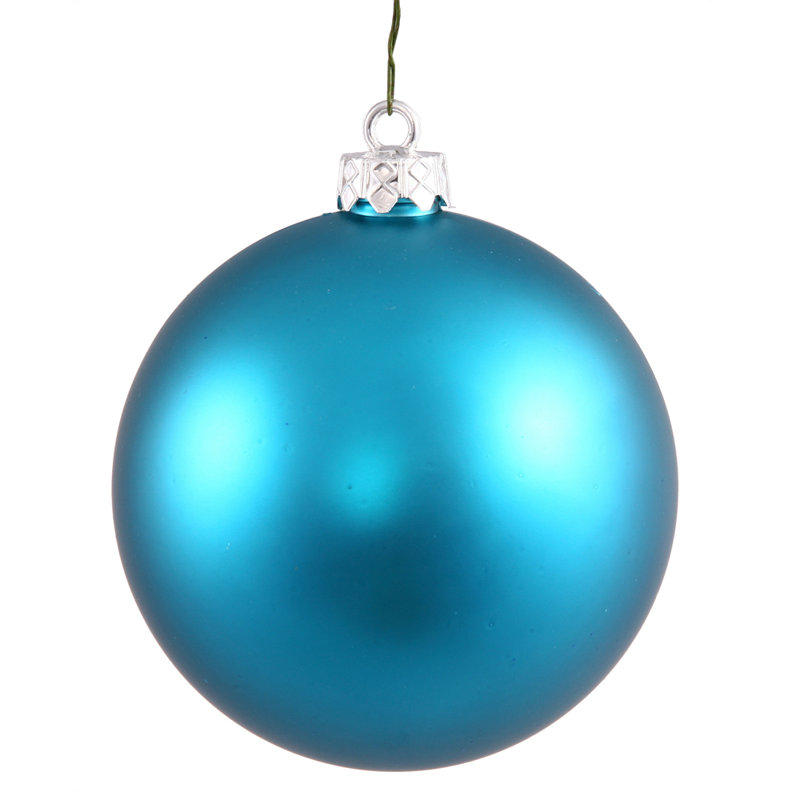 Holiday Décor Ball Ornament, Turquoise