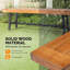 Banc d'extérieur en bois de peuplier-1193947061