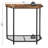 Small Entryway Table 2 Tier Half Moon Table With Metal Frame