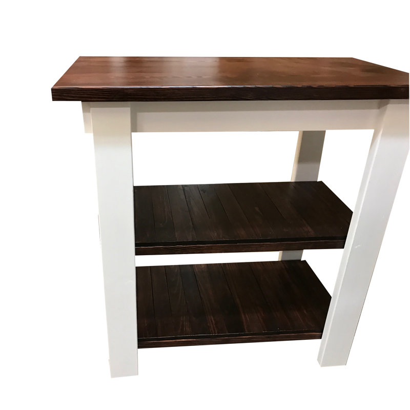 Diejuste Solid Wood Prep Table, 36" H x 48" W x 20" D