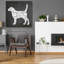 «Dog» par Erin Clark, art mural en verre acrylique-1543175957